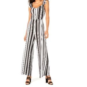 Bar III Womens Tie-Back Jumpsuit